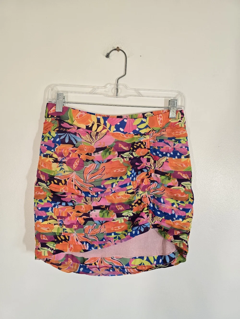 Rococo Sands Surplice Hem Skirt Mix Fruit Small New Flawed